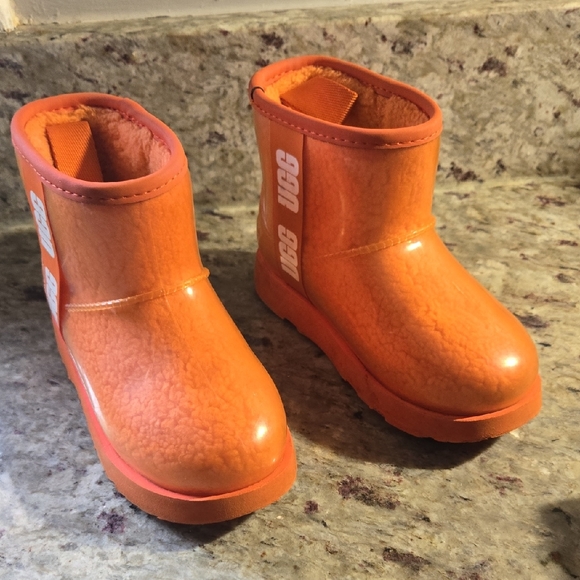 UGG Kids Vibrant Orange Boots